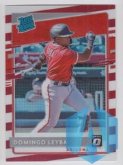 2020 Panini Donruss Optic Choice Liberty Prizm 02/45 Domingo Leyba #66 Rookie
